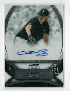 【クリス・セール】2010 Bowman Sterling Chris Sale Auto 現Boston Red Sox クリス・セール ボストン・レッドソックス 直筆サイン White