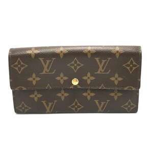 LOUIS VUITTON ルイヴィトン LV モノグラム ポルトフォイユ サラ 二つ折り 長財布 ブラウン M61734 レディース fe ABD1