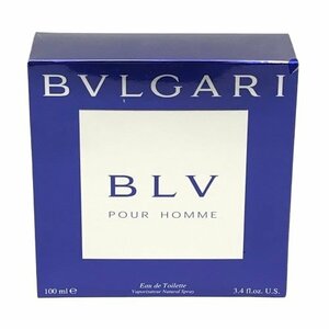 未開封品 BVLGARI ブルガリ 香水 BLV 100ml オードトワレ EDT ブルー POUR HOMME プールオム メンズ MB fe ABD3