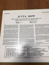 JUTTA HIPP WITH ZOOT SIMS　 BLUE NOTE 1530 ユタヒップ ウイズ ズートシムズ ブルーノート（見本盤）_画像2