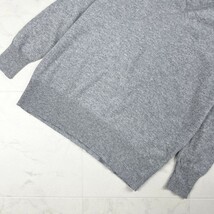 UNITED ARROWS ユナイテッドアローズ カシミヤ100% Vネックニットトップス レディース グレー サイズS*KC758_画像4