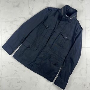 美品 green label relaxing グリーンレーベル リラクシング ライナー付き トラックジャケット メンズ アウター 黒 ブラック サイズM*KC213の画像1