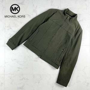 美品 MICHAEL KORS マイケルコース ジップアップ カジュアルジャケット レディース アウター カーキ サイズ4*KC297