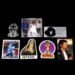 17SS Supreme Sticker Set ステッカー 7枚 セット Michael Jackson Vampirella Rap-A-Lot Records Geto Boys マイケル・ジャクソン