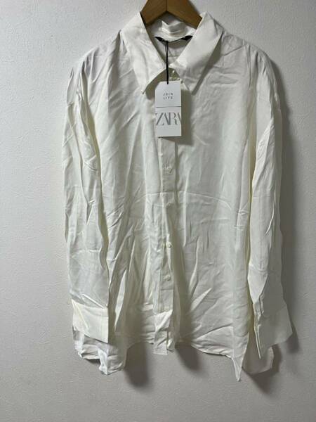 z-65 ZARA ザラ 長袖シャツ シャツ ボタン ストレッチシャツ ドレスシャツ
