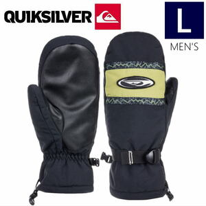 ●23-24 QUIKSILVER BROARD PEAK MITT カラー:KVJ0 Lサイズ クイックシルバー スキー スノーボード