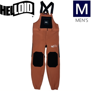 ◇ HELLOID SOFTSHELL BIB PANT TERACOTTA Ｍサイズ ヘルロイド ビブパンツ オーバーオール ユニセックス スノーボード 日本正規品