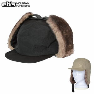 ●24 eb's FUR CAP カラー:BLACK キャップ 帽子 スノーボード スノボ スキー