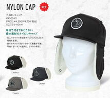 ●24 eb's NYLON CAP カラー:GREY キャップ 帽子 スノーボード スノボ スキー_画像2