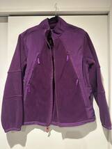 新品Supreme Fleece Jacket purple 紫シュプリーム★フリースジャケットM_画像1