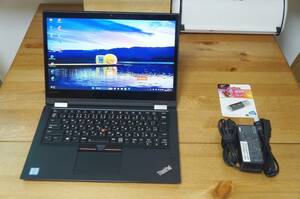 Lenovo ThinkPad Yoga 370 Yoga Windows11 Pro Core i5 8GB 256GB 13.3型 フルHD タッチパネル Office 2021 Professional Plus 美品