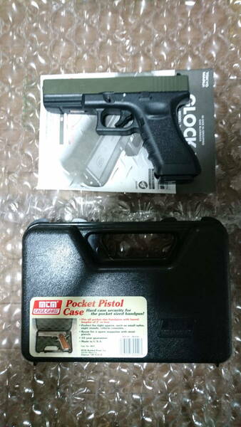東京マルイ製 ガスブローバックガン Glock グロック17 3rdジェネレーション MTM ポケットピストルケース 803番 セット