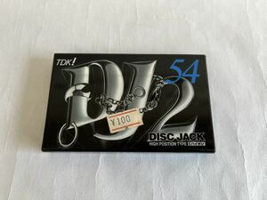 【未開封】TDK かせカセットテープ DJ2 ハイポジ 54