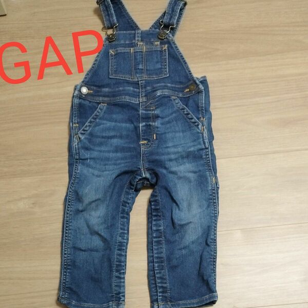 オーバーオール　 デニム80から90 babyGap