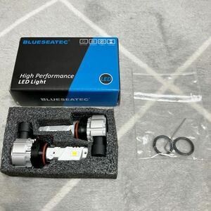 BLUESEATEC HB4LED2色切り替えフォグランプ 6000Kホワイト3000Kイエロー13000LM 60W12V/24V車検対応キャンセラー内蔵ラジオノイズ対策2個入