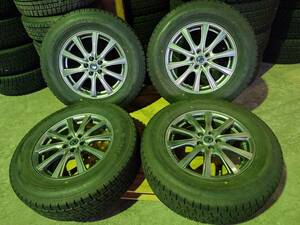 ☆超バリバリ山！！☆　215/70R16 100Q　GOODYEAR　ICENAVI　SUV　アルミ　CLAIRE DG10　5H　16×6.5J　ET50　スタッドレス　４本　A266