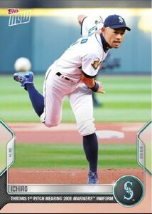 イチロー　Ichiro - 2022 MLB TOPPS NOW Card 57　2022.4.15　トップス　マリナーズ　始球式