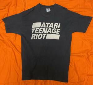 希少　古着　『Atari Teenage Riot』 90’s　ロック　Tシャツ　vintage　※テクノ