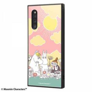 Galaxy A41 耐衝撃ケース ムーミン コミック カバー 四角 スクエア 保護 可愛い おしゃれ かわいい イングレム IQ-AGA41K3TB-MT009