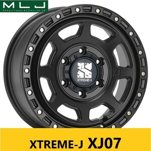 新サイズ オフ系 新品4本 サテンブラック MLJ XJ07 6.5J 16in IS38 ジオランダー G015 215/65R16 109/107S ハイエース レジアス