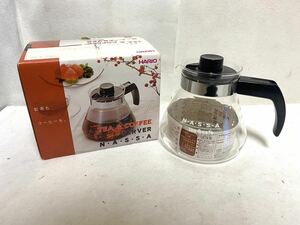 ～１円スタート～【未使用保管品】 HARIO ハリオール TEA&COFFEE メーカー サーバー ナーサ NA-5 1000ml 黒色 箱付き