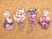 東方Project【UFOつままれアクリルキーチェーンマスコット】8種セット（中古美品）_画像2