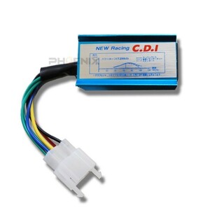 CDI レーシング CDI 交流 6ピン GY6 ズーマ スクーター トライク ブルー(青)