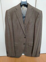 【送料無料】THE SUIT COMPANY ITALY ALPE SOLIVO JACKET MIX BROWN MLsize おまけ付_画像1