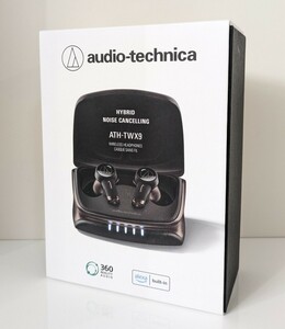 G送料無料audio-technicaオーディオテクニ新品ATH-TWX9ワイヤレスノイズキャンセリングイヤホン未使用品ブラック黒