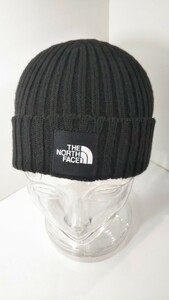 774送料100円 THE NORTH FACE ノースフェイス ニット帽 ニットキャップ ボックス ロゴ ビーニー 帽子 秋冬 黒 ブラック 