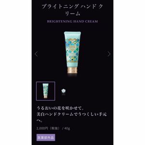 未使用保管品　ANNA SUI ブライトニング　ハンドクリーム