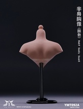 1/6 女性フィギュア YMTOYS ymt092 バストスタンド 女性胸像台座 白肌1個 サンタン肌1個 2個セット_画像3