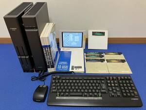 ◆X68000 SUPER CZ-604C リフレッシュ済セット【動作保証】キーボード・マウス・説明書・システムディスク・HDD内臓