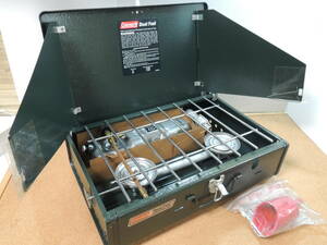 【アウトドア用品】コールマン デュアル フューエル CAMP STOVE424 ツーバーナー コンロ　Coleman 【新品】