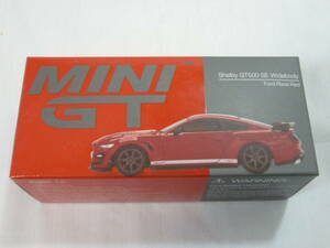 【MINI GT】ミニGT　1/64　Shelby GT500 SE Widbody Ford Race Red【同梱可能】