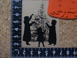 ★ラバースタンプ／クリスマスツリー装飾