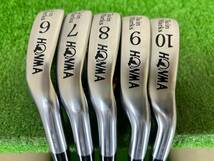 【希少】HONMA Twin Marks　Memorial-2000-α　ホンマ　ツインマークス　6番～10番　純正シャフト　フレックスR-2　5本セット　2つ星　★★_画像2