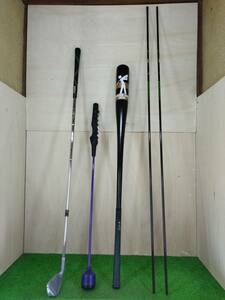 【ゴルフ練習器具4本セット】Callaway/MEDICUS/Japana/POWERFUL SWING