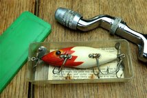 NATURAL LURE 激レアオールドルアー / 元祖 MEGABASS 的リアルミノー ! HEDDON 道楽 BALSA50 ハトリーズ トップウォーターファンに_画像10