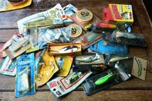 1980/90s USA 国産 ジャンク オールドルアーセット / HEDDON 道楽 ABU ZEAL ハトリーズ BALSA50 FENWICK UMCO世代の昭和レトロ釣人に_画像1