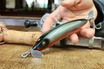 1920/30年代 HEDDON SOS アンティーク オールド ヘドン ウッドルアー ウンデッドスプーク原型 道楽 BALSA50 ZEAL ザウルス 木製ファンに_画像4