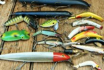 USA オールドルアーセット / 道楽 ABU ZEAL ハトリーズ BALSA50 FENWICK UMCO HEDDON ARBOGAST REBEL など 昭和世代のレトロ釣人に_画像3