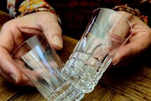 VAL SAINT LAMBERT クリスタルグラス ウイスキー コニャック ブランデー ビールグラス 日本酒 ショットグラスセット検 BACCARAT バカラ_画像3