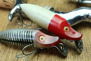 HEDDON RIVER RUNT SPOOK ルアーセット オールドヘドン 検 道楽 ハトリーズ BALSA50 ZEAL ザウルス ABU FENWICK UMCO 等 昭和世代の釣人に