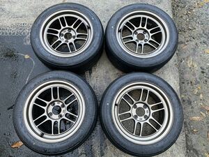 ENKEI RPF 1 RS エンケイ 15インチ 8J28 PCD100 4穴 ブロンズ(海外限定色) ADVAN A052 205/50r15 タイヤ付4本セット RacingBeat 社外