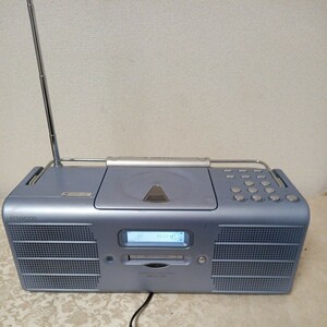 完動品 KENWOOD ケンウッド JVC MD パーソナル ステレオシステム MDX-02-S RAMPAGE ランページ MD CD ラジカセ