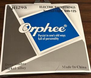 新品 コーティング弦 ベース用 （40,60,80,100,125） 1～5弦 Orphee QB295