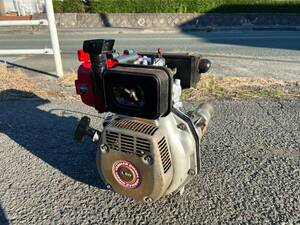 [3]* diesel engine * Yanmar L50SET L50 with a self-starter 5 horse power air cooling engine 