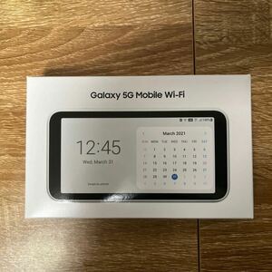 WiMAX GALAXY 5G Mobile Wi-Fi SCR01 ホワイト Samsung 新品未使用　1円〜