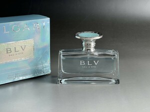 51221▽香水 ブルガリ BVLGARI 廃盤 ブルー オードトワレ エテ 50ml 残量8割程度 箱ダメージ有り